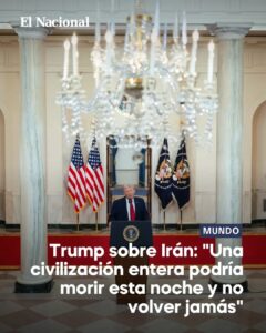 Donald Trump emite una última advertencia a Irán antes del vencimiento del plazo para un acuerdo