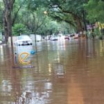 Lluvias intensas provocan caos y vehículos varados en Ciudad del Este