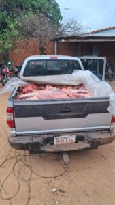 Detienen a dos hombres con mas de 600 kilos de carne de dudosa procedencia.