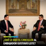 Canciller convocó y llamó al orden a embajador tras sus declaraciones a #Ñanduti