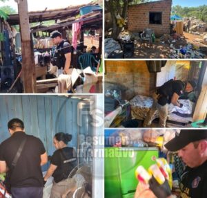 PRESUMIBLEMENTE SE FILTRO LA INFO: MÚLTIPLES ALLANAMIENTOS POR SUPUESTO MICROTRÁFICO EN ENCARNACIÓN SIN RESULTADO.