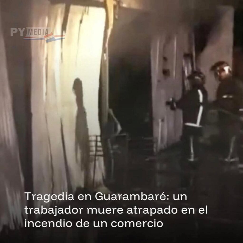 Trabajador muere atrapado en el incendio de un comercio