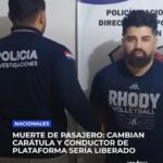 Jueza cambia imputación de homicidio doloso a culposo en caso del conductor de plataformas en Asunción